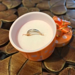 14k yellow and white gold adjustable Toe Ring.